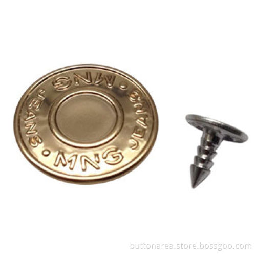 Jeans Button with Nylon Insert